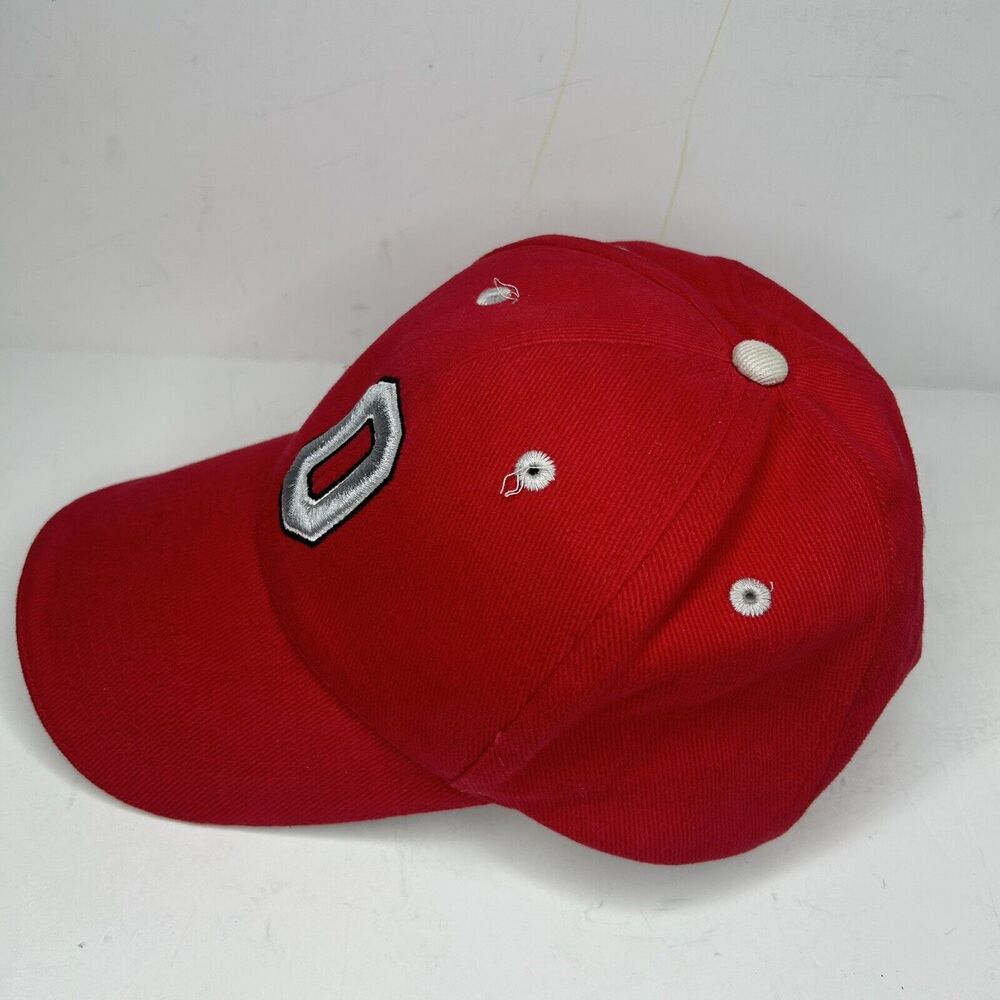 Ohio State Buckeyes Vintage Hat/cap, Red Donegal Bay made in USA adjustable - Picture 6 of 11